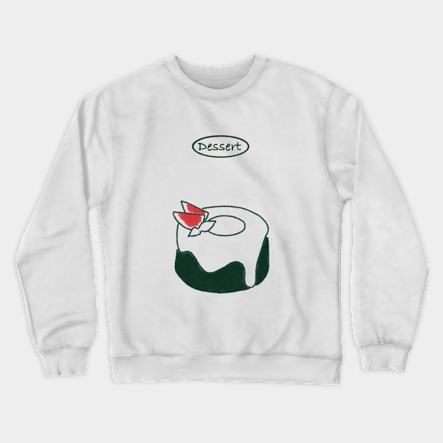 Matcha Chiffon Cake Crewneck Sweatshirt by yubobo